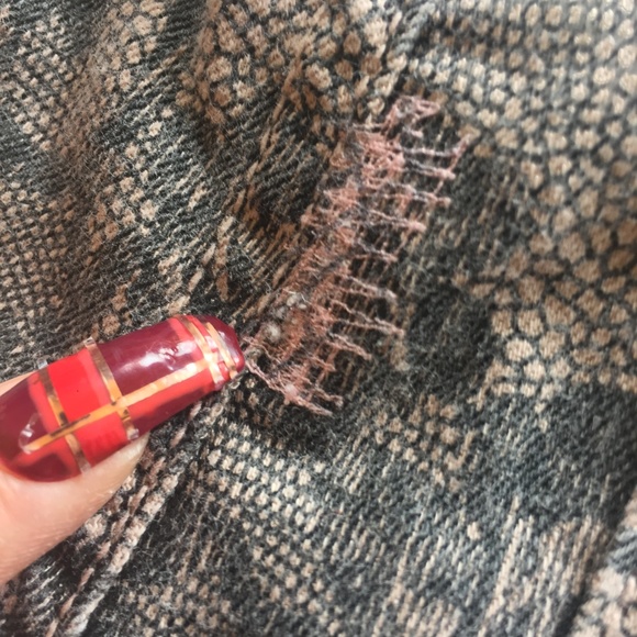 Joe's Floral Snakeskin Print Beige Skinny Jeans - Picture 5 of 5